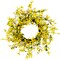 Northlight Forsythia and Berry Floral Spring Wreath - 24" - Yellow